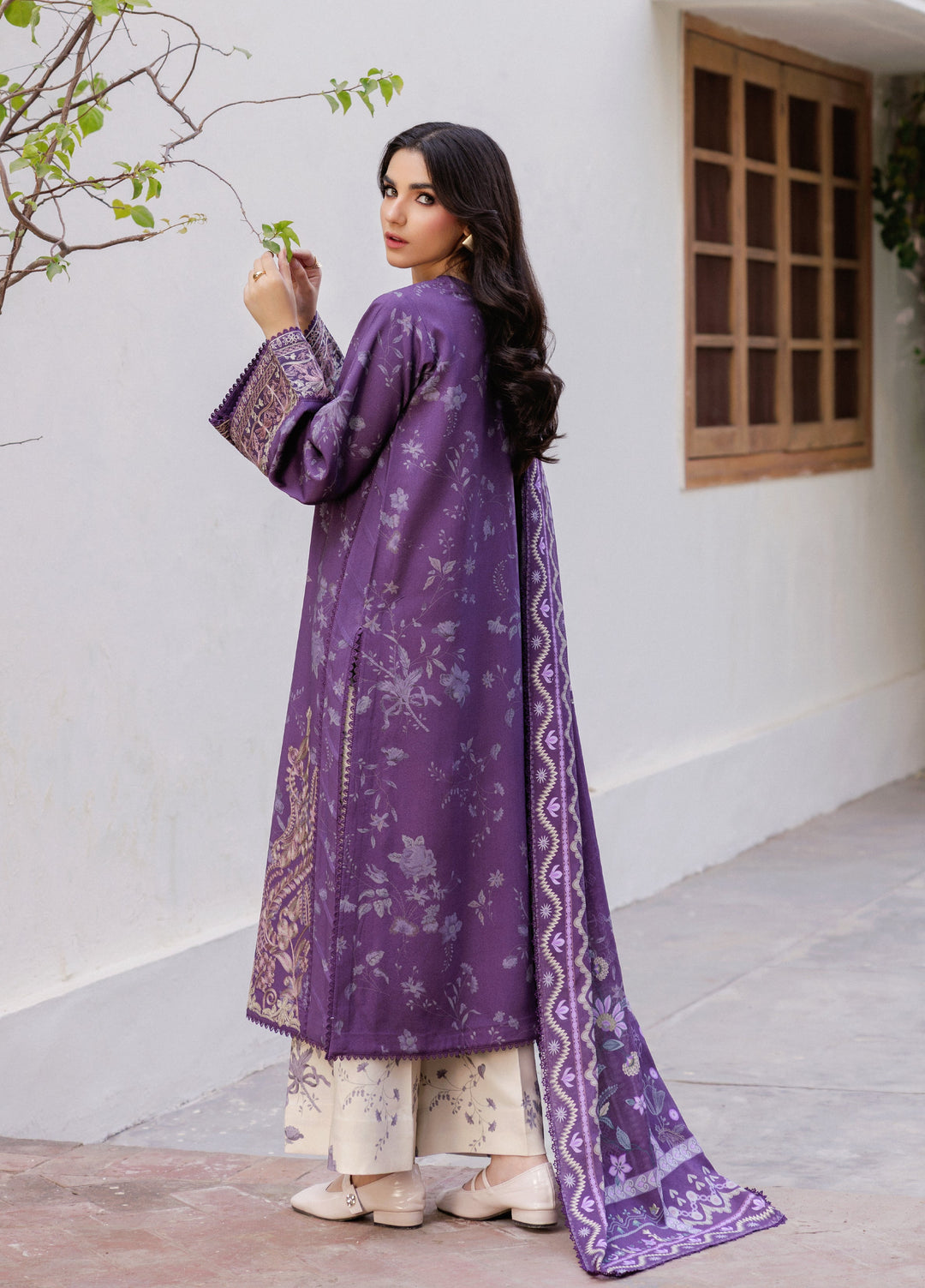 Zync by Florent Whispers Unstitched Embroidered Modal 3 Piece FL25WW FL-7B - Winter Collection