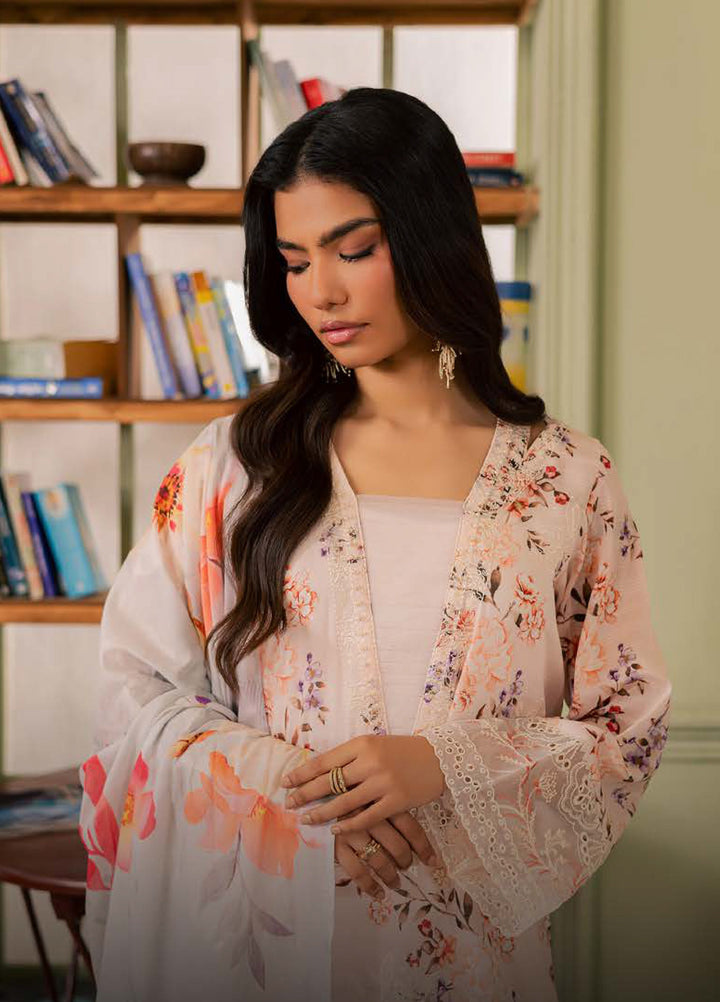 Daria by Riaz Arts Unstitched Embroidered Lawn 3 Piece Suit DA26UCT DA-61 - Summer Collection