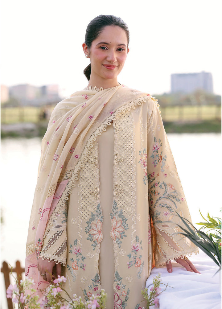 Summer Soiree by Zarposh Unstitched Embroidered Lawn 3 Piece Suit ZR26ULS Ismera - Festive Collection