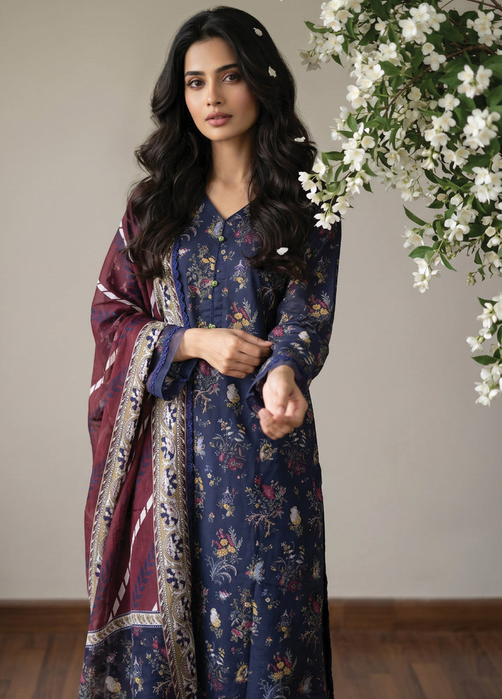 Salina by Regalia Textiles Unstitched Printed Lawn 3 Piece Suit RG26USI D-1 - Casual Collection