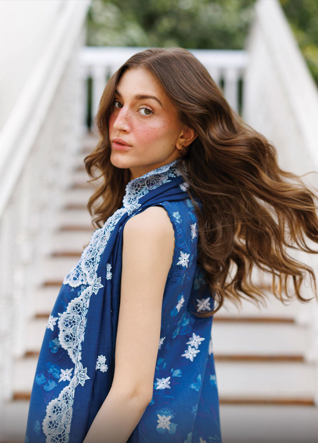 Summer Together by Afrozeh Unstitched Embroidered Lawn 3 Piece Suit AF26UST D-2 CELESTARA - Festive Collection