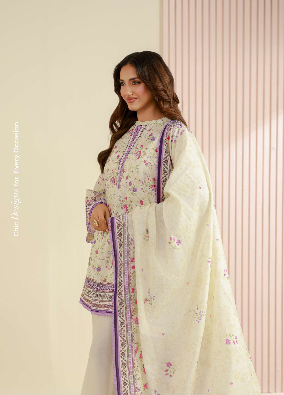 Zellbury Unstitched Printed Lawn 3 Piece Suit ZB26UCVII WUS26X31015 - Casual Collection