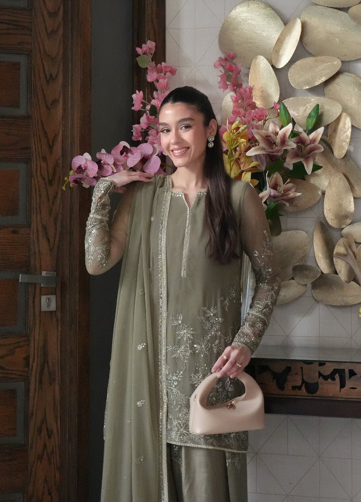 Maison d'or by Sahane Unstitched Embroidered Chiffon 3 Piece Suit CT-27003 CHELYE - Festive Collection