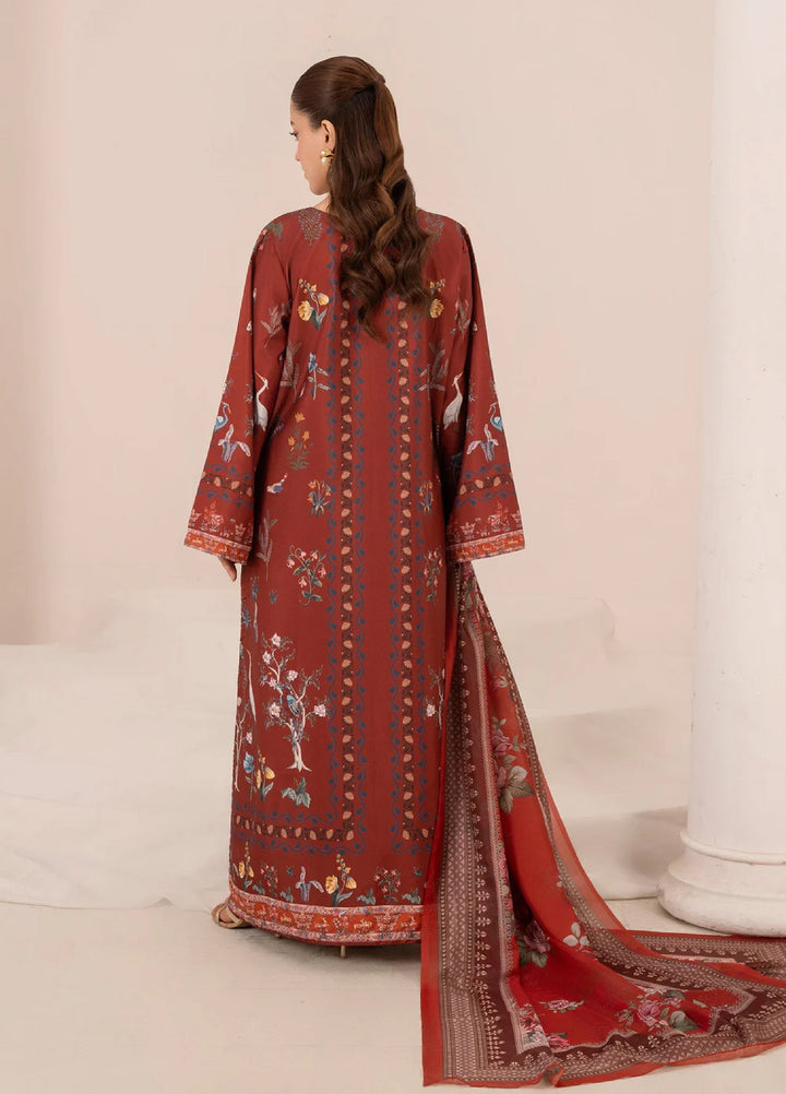 Crimson Hawk by Chandan Nagri Women Pret Printed Crepe 3 Piece Suit ZYRA - Casual Collection