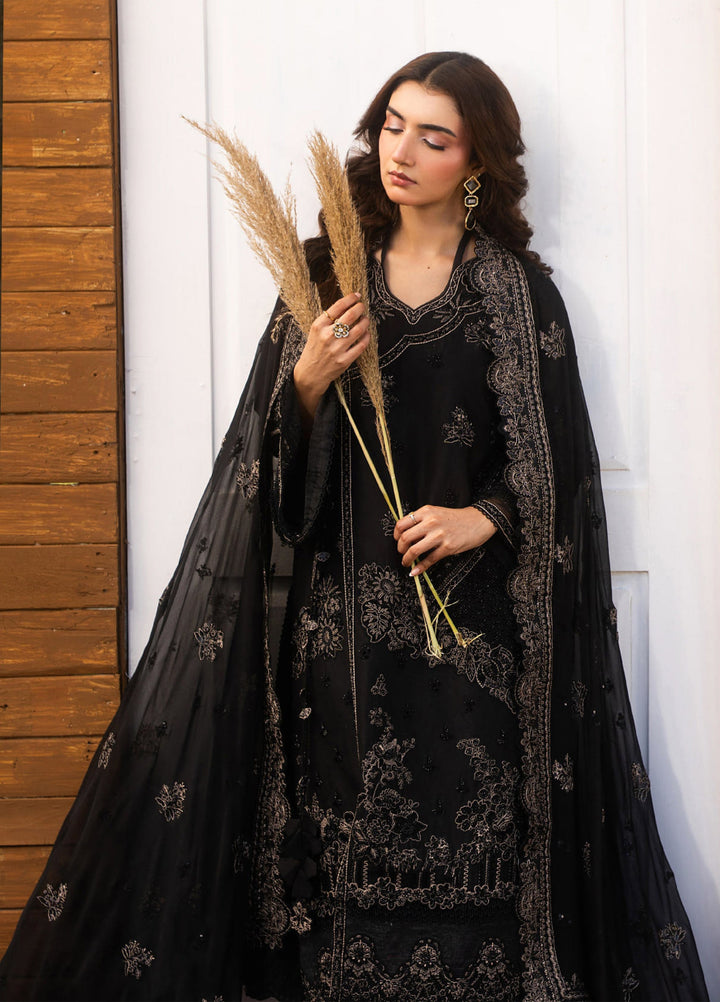 Aura of Flora by Zarizaa Unstitched Embroidered Luxury Lawn 3 Pcs Suit ZZ26UAFL ZA10-3ULE02B-2602 ZORRO - Summer