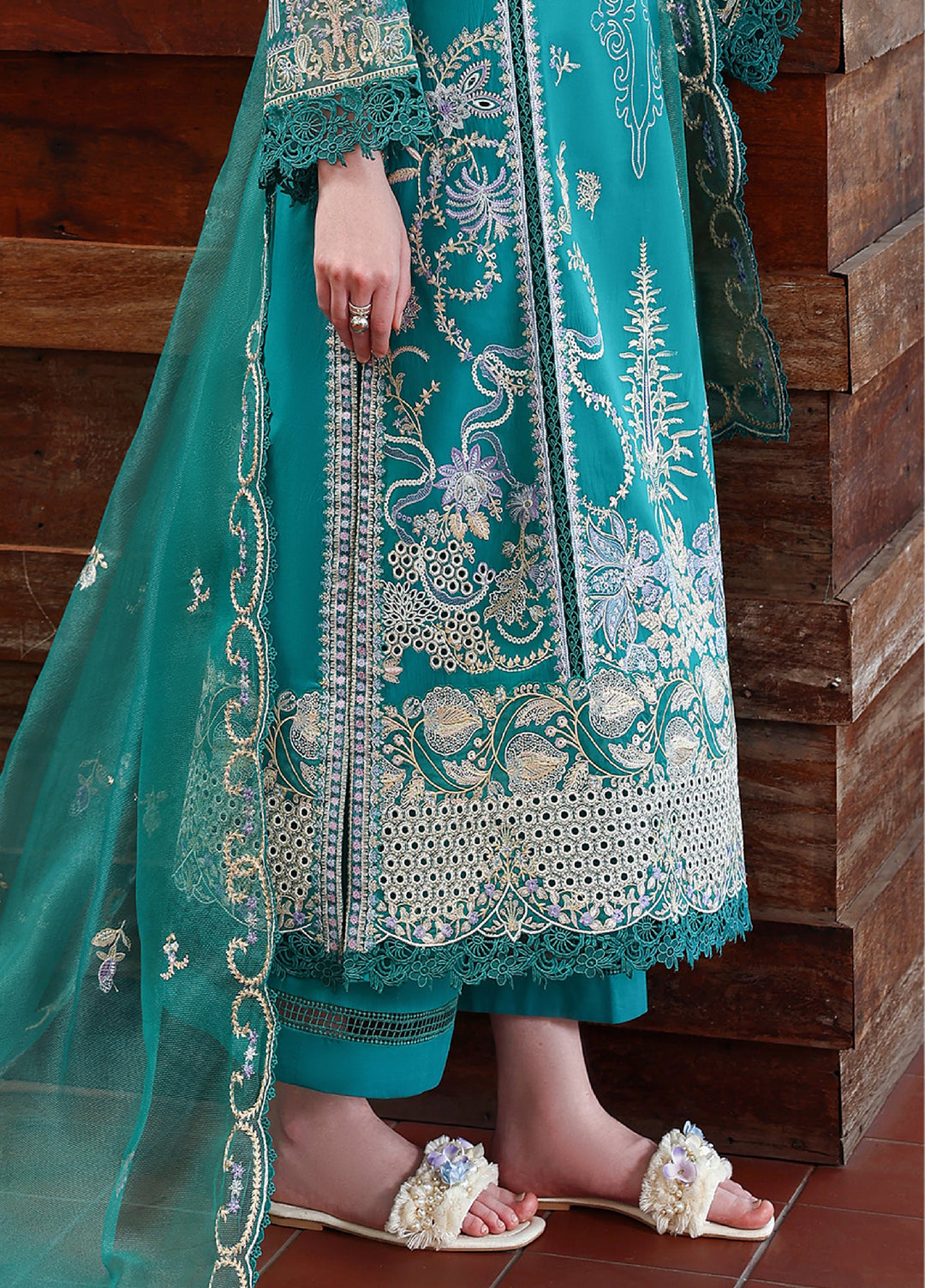 Belle Saison by Esmel Unstitched Embroidered Lawn 3 Piece Suit EML26ULB Mirelle EUNSS260203 - Festive Collection