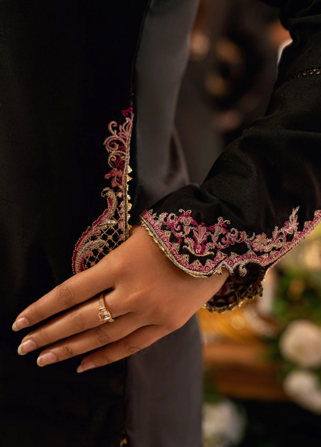 Omal by Komal Baat Paaki Women Dobby 3 Piece Pret Suit Shehrzad - Festive Collection