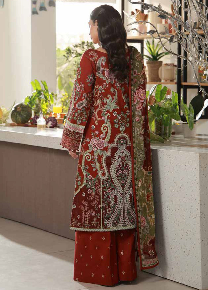 Delia by Gulaal Unstitched Embroidered Lawn 3 Piece Suit GL26UD D-9 Siaa - Summer Collection