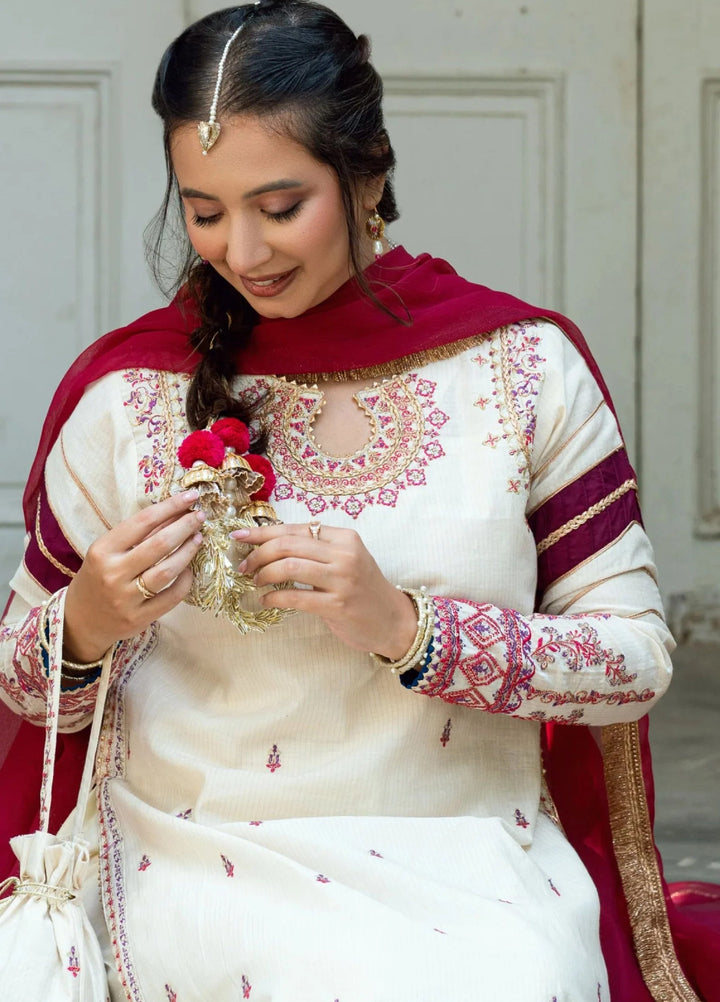 Omal by Komal Pret 3 Piece Cotton Susi Suit Dilkash - Festive Collection