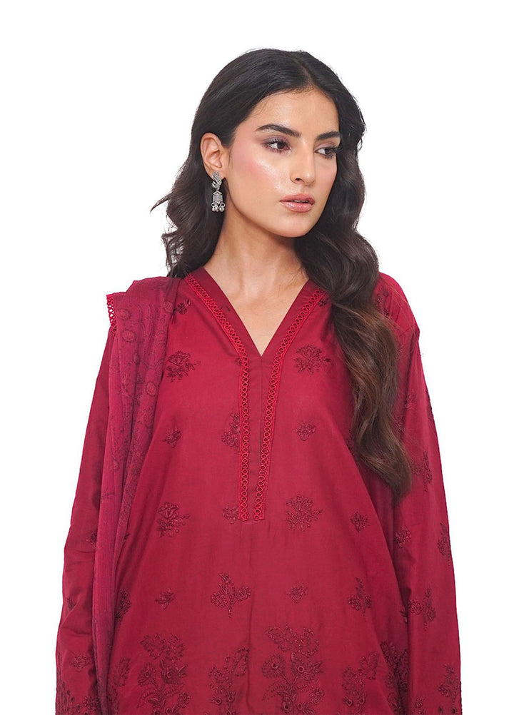 Ileen by naba bilal Unstitched Embroidered Lawn 3 Piece Suit IN26UEL SIYA - Casual Collection