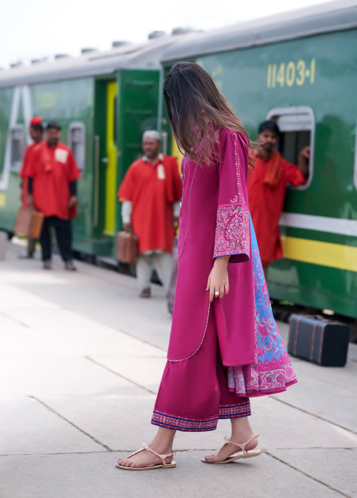 Safarnama by Casuallite RTW Embroidered Cotton Lawn 3 Piece CL26PSCL Roisin Bloom - Eid Collection