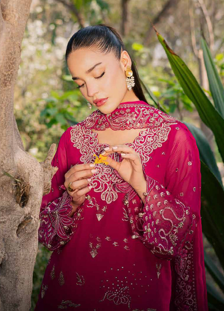 Heirloom by Daria Unstitched Embroidered Chiffon 4 Piece Suit DC26UCH DA-58 - Festive Collection