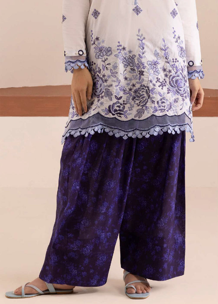 Zellbury Unstitched Embroidered Cotton 2 Piece Suit ZB26UVIII WUC25E20187 - Casual Collection