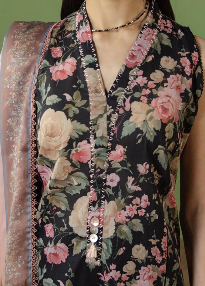 Coco by Zara Shahjahan Unstitched Printed Lawn 3 Piece Suit CZS26UPL AURELIA-7B - Summer Collection