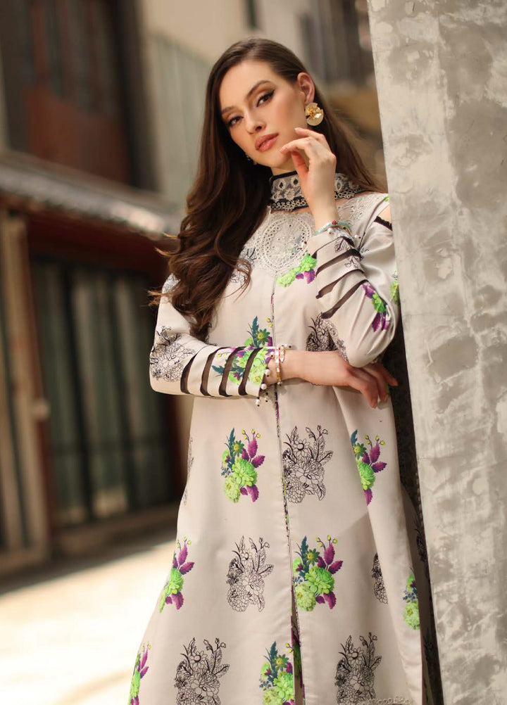 Combination by Charizma Unstitched Embroidered Lawn 3 Piece Suit CHR26UCL CC6-23 - Festive Collection
