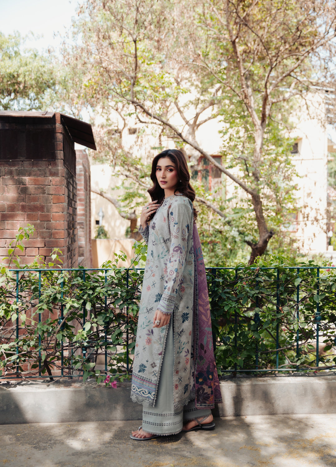 Zync by Florent Unstitched Printed Lawn 3 Piece Suit FL26ULE FZ-7 - Eid Collection