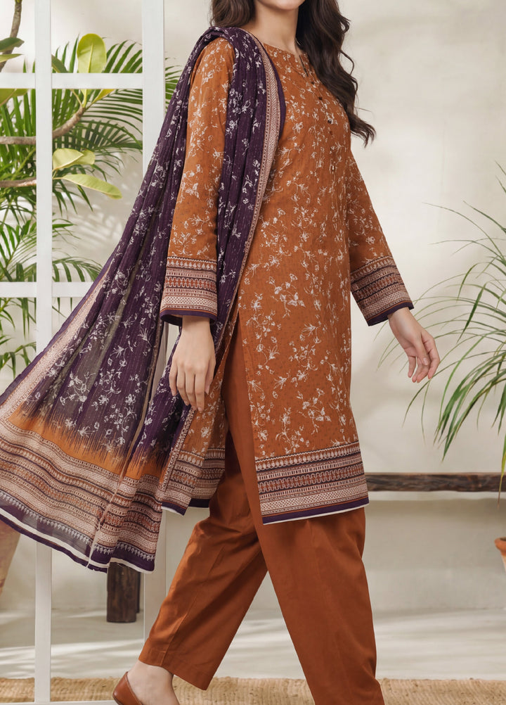 Daman by VS Textiles Unstitched Printed Lawn 3 Piece Suit VS26UDL D-12 856 - Casual Collection