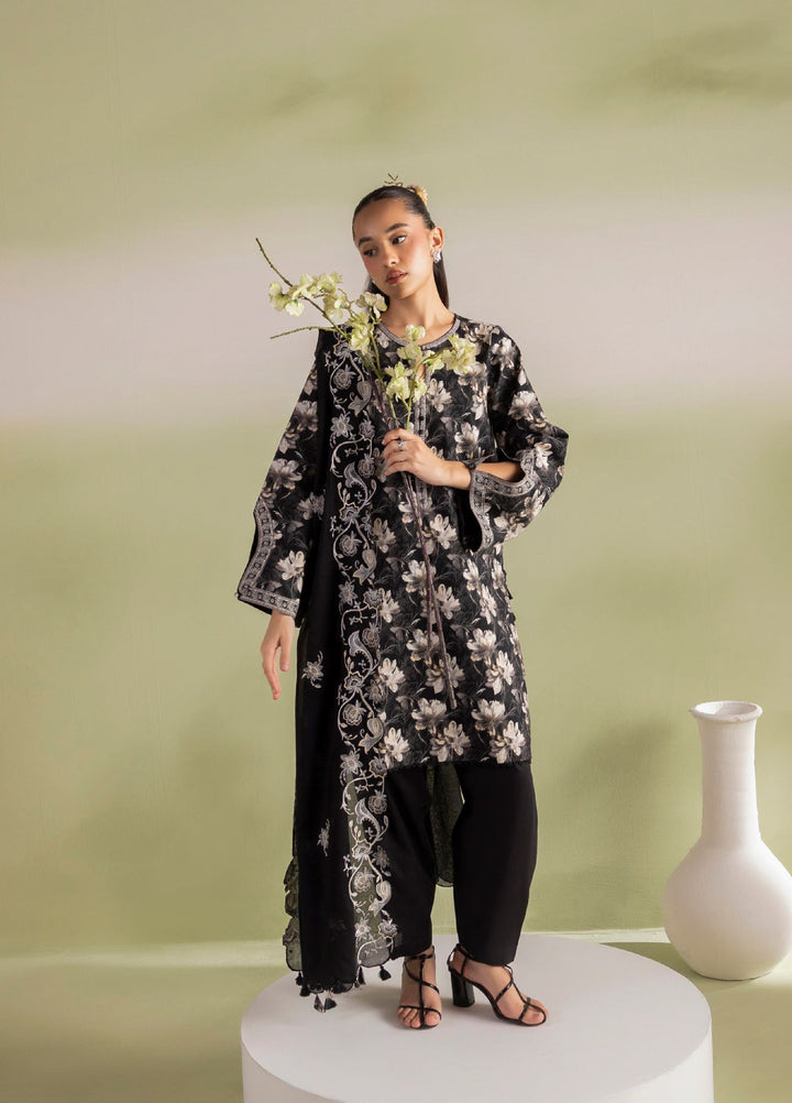 Bagheecha by Gul Ahmed Unstitched Embroidered Lawn 3 Piece Suit GA26ULB DN62077 - Casual Collection
