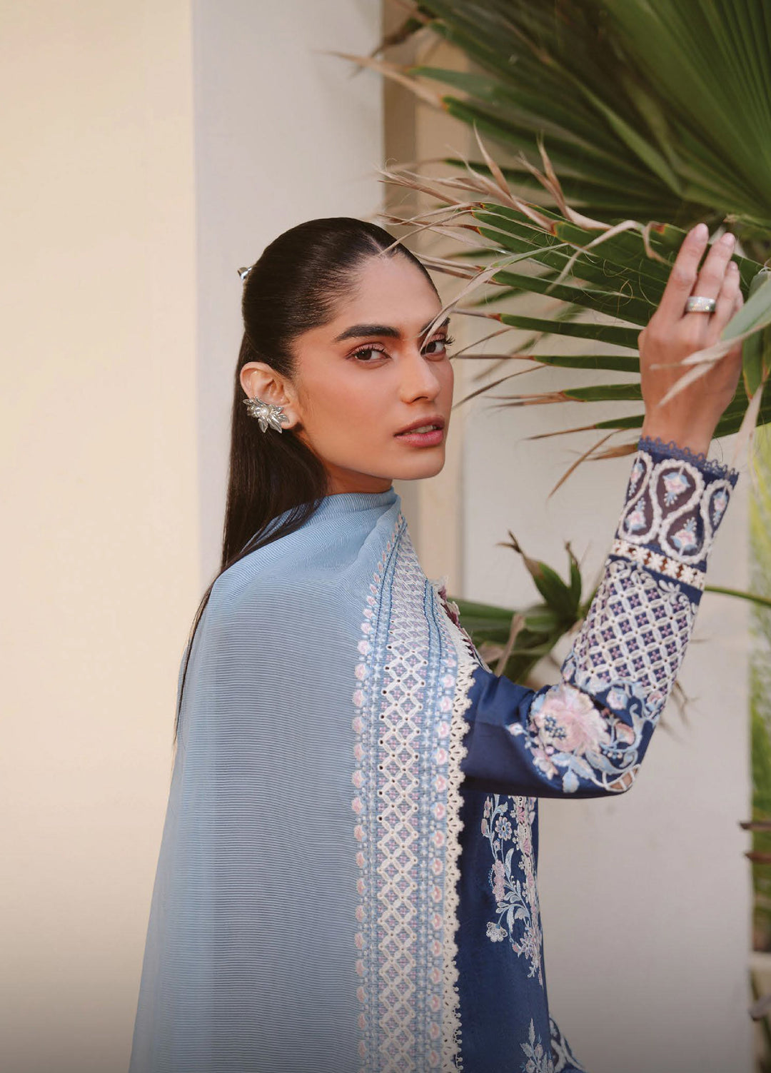 Serein by Ayzel Unstitched Embroidered Lawn 3 Piece Suit AAF26USL Elyra - Eid Collection