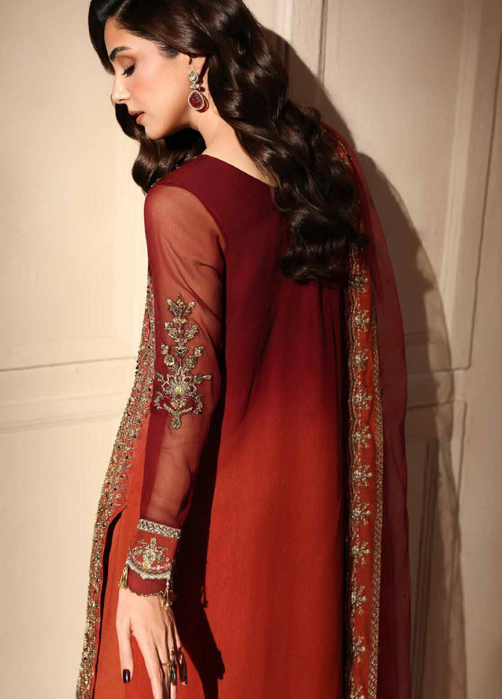 Dastan E Jashan by Charizma Unstitched Embroidered Chiffon 3 Piece Suit CHR26UDJ DJW6-08 - Festive Collection