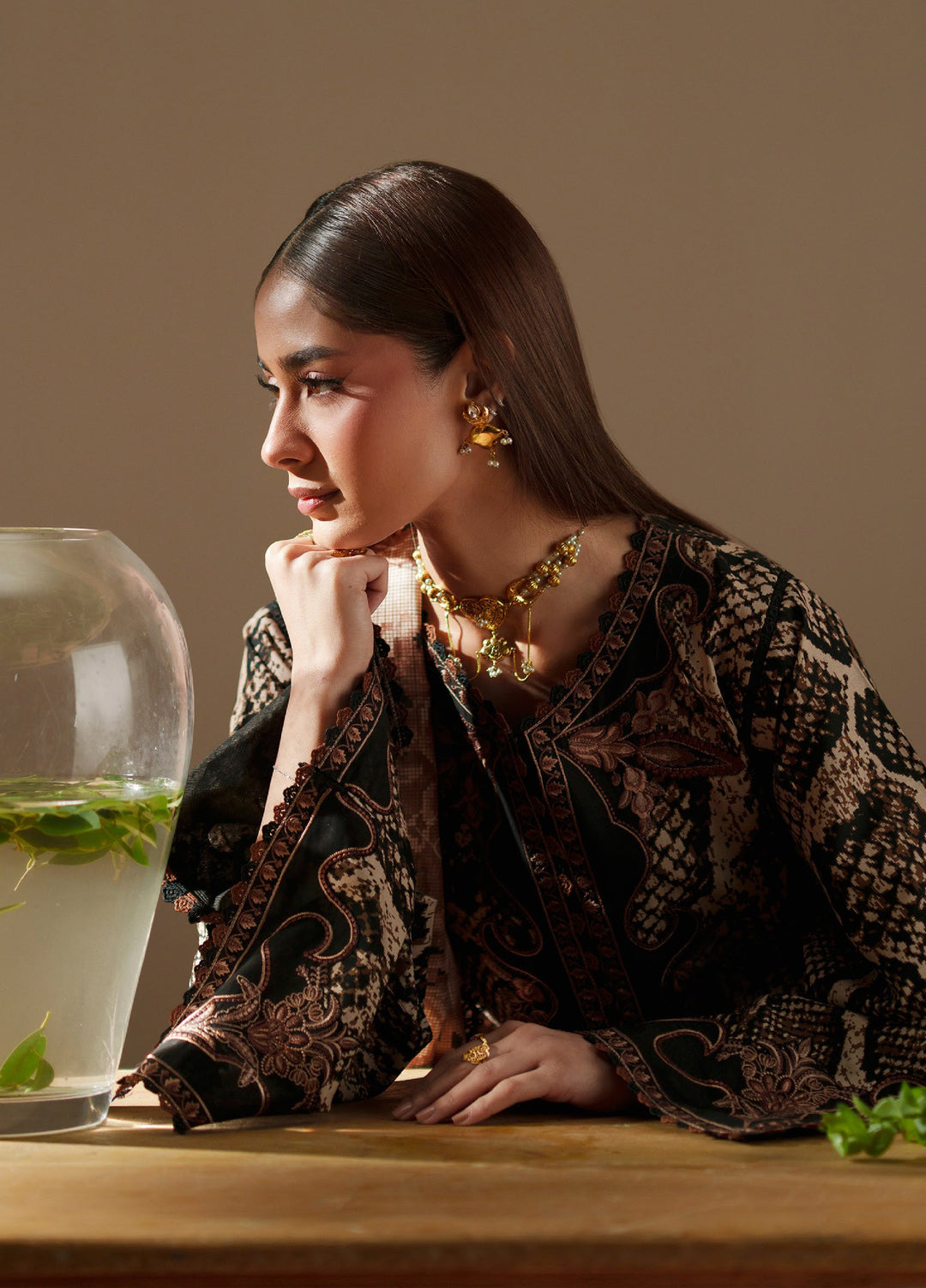 JoJo by Bin Ilyas Unstitched Embroidered Lawn 3 Piece Suit BI26UJJ D-83A - Summer Collection