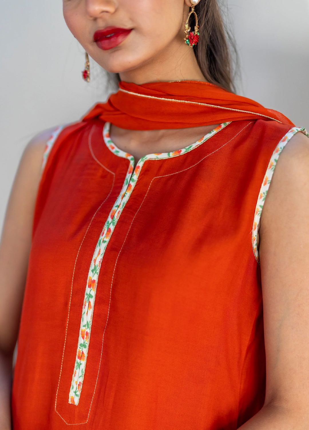 Dareecha by Daak RTW PRINTED Cotton Silk 3 Piece Suit NGS-O NASHMIYA NGS-O - Festive Collection