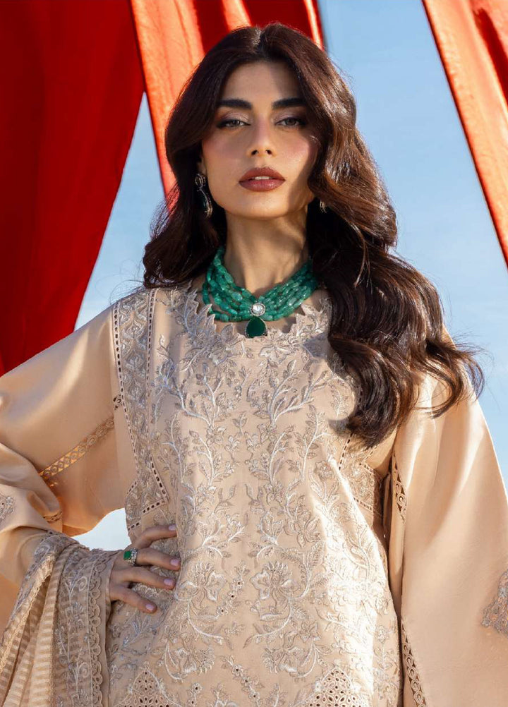 Rang Rasiya Premium Unstitched Embroidered Lawn 3 Piece Suit RR26UP D-5 Mayel - Festive Collection