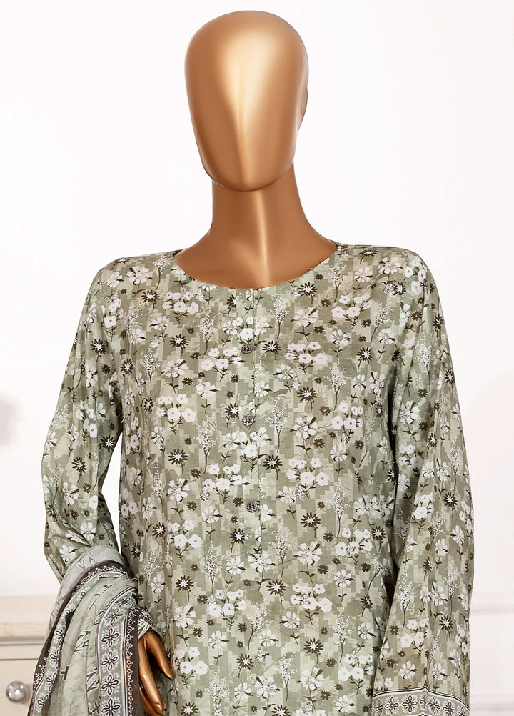 Hz Textiles RTW Cutwork Kari Printed Lawn 3 Piece Suit HZ26ULC CPE-3P-020 - Summer Collection