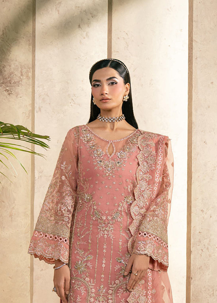 Azira by Gulaal Unstitched Luxury Embroidered Organza 3 piece GL25AF LFU-03 Zafeera - Formals Collection