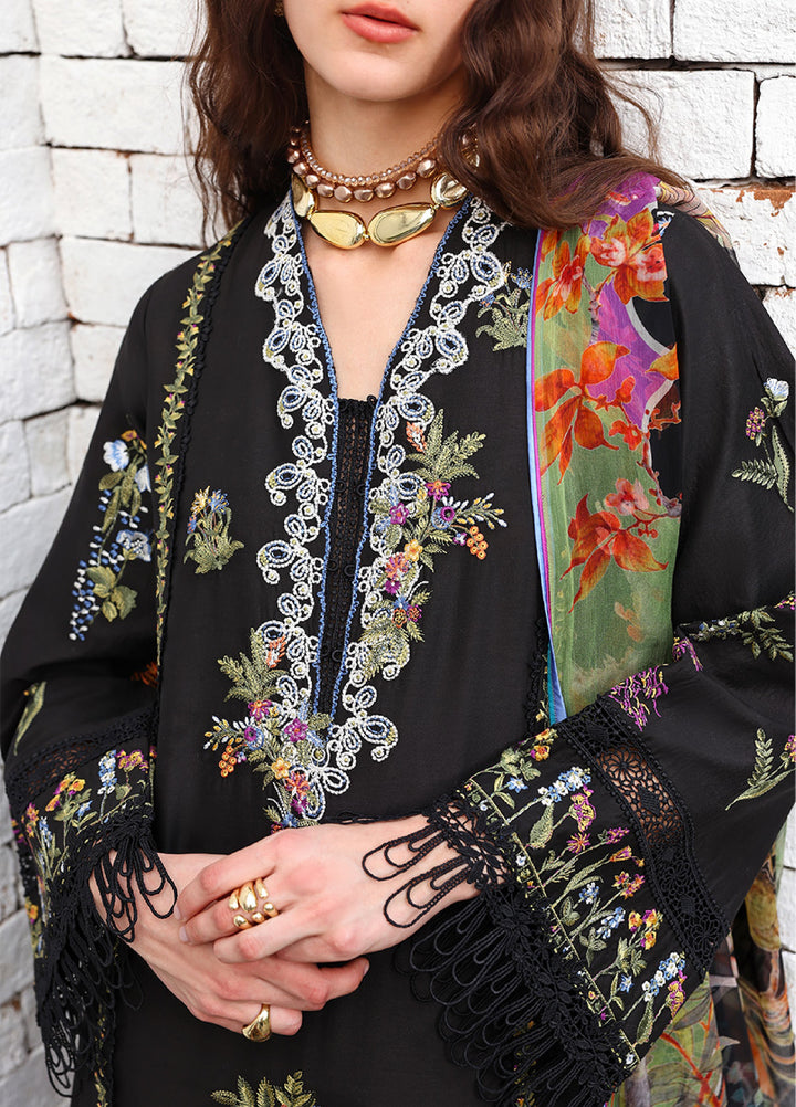 Belle Saison by Esmel Unstitched Embroidered Lawn 3 Piece Suit EML26ULB Elvire EUNSS260212 - Festive Collection