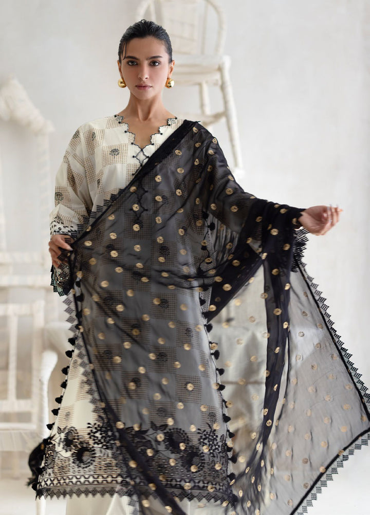 The Luxe by Gul Ahmed Unstitched Embroidered Slub 3 Piece Suit GA26ULL Royal Fleur SP 52066 - Casual Collection