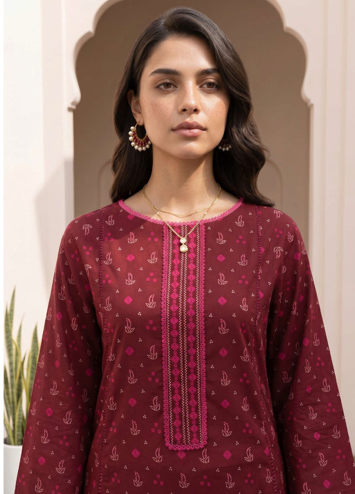 Zellbury Unstitched Printed Lawn 2 Piece Suit ZB26UC WUS26X20995 - Casual Collection