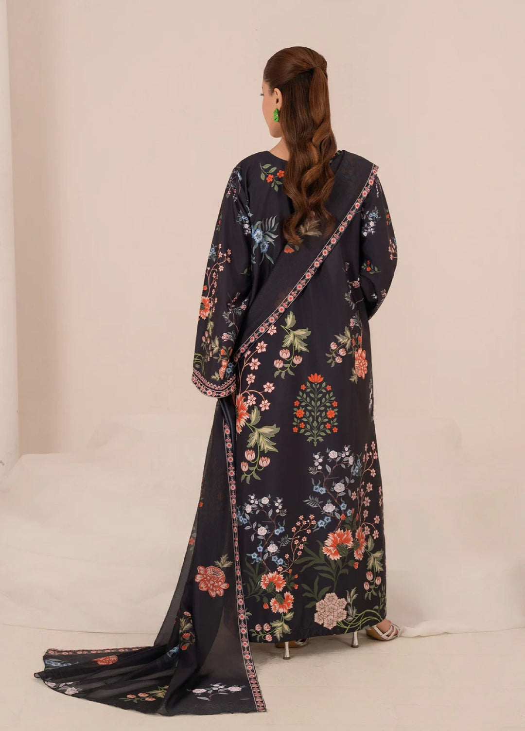 Crimson Hawk by Chandan Nagri Women Pret Printed Crepe 3 Piece Suit NIVA - Casual Collection