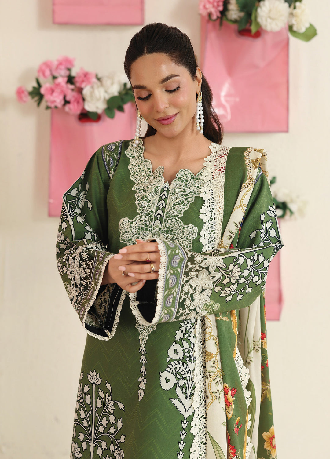 Anaya by Mahnur Unstitched Embroidered Lawn 3 Piece Suit MN26UALV AN2-11 - Festive Collection