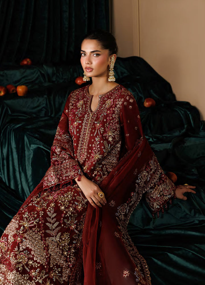 Celeste by Emaan Adeel Unstitched Embroidered Organza 3 Piece Suit EA26UCF Solstice - Festive Collection