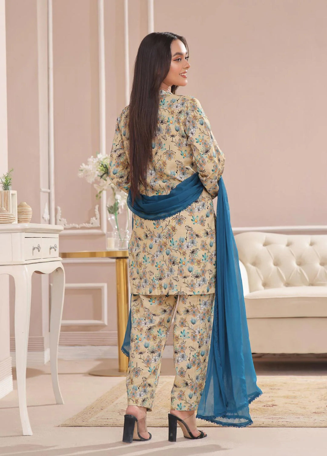 TNG Women Pret Khaddar 3 Piece Suit Shumaal - Winter Collection