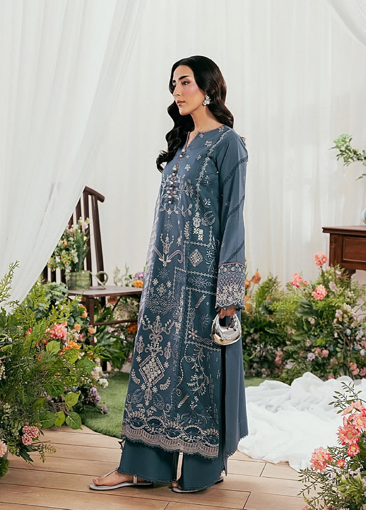 Zync by Florent Unstitched Embroidered Lawn 3 Piece Suit FL26ULZ FZ-7A - Summer Collection