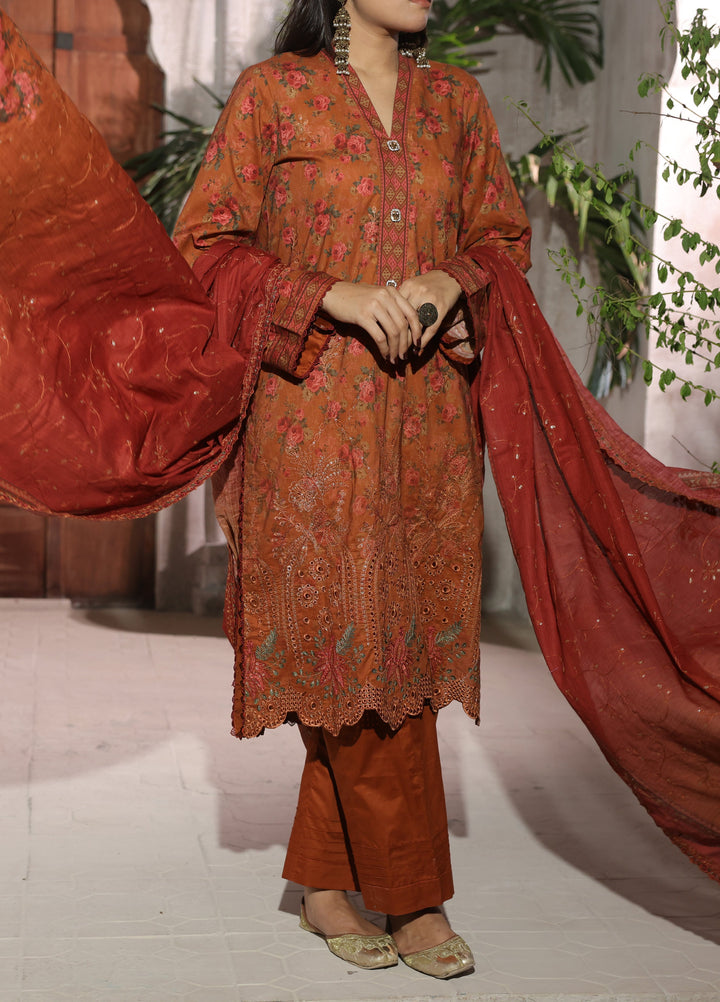 Zynah Premium by VS Textiles Unstitched Embroidered Lawn 3 Piece Suit VS26UZP 696 - Summer Collection