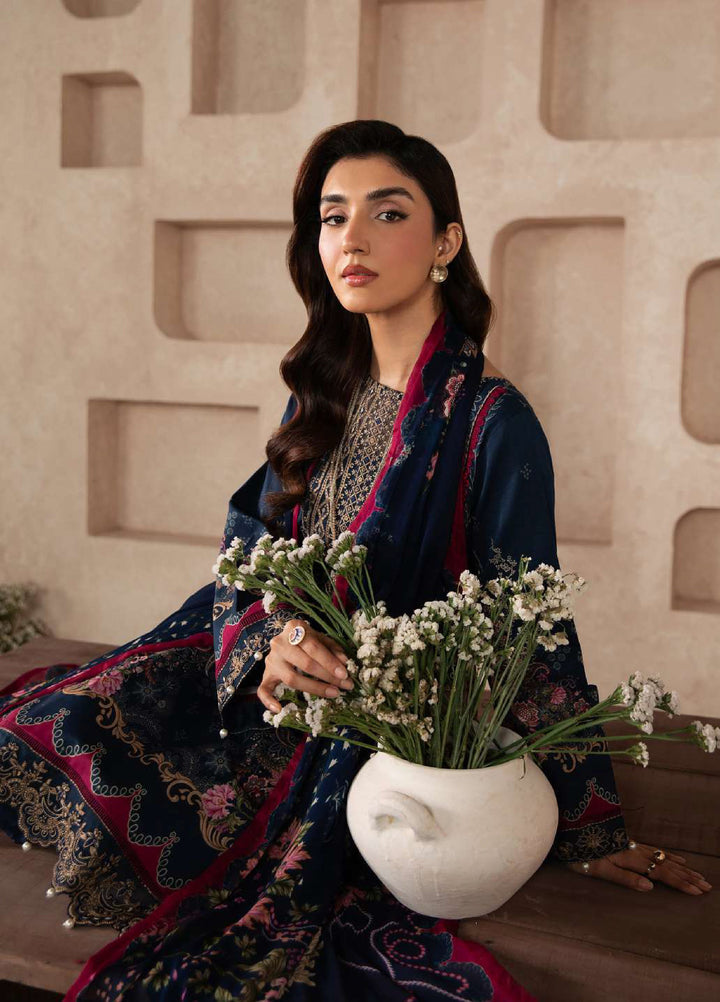 Gulaal Unstitched Embroidered Lawn 3 Piece Suit GL26ULF Aluxe D-8 - Festive Collection