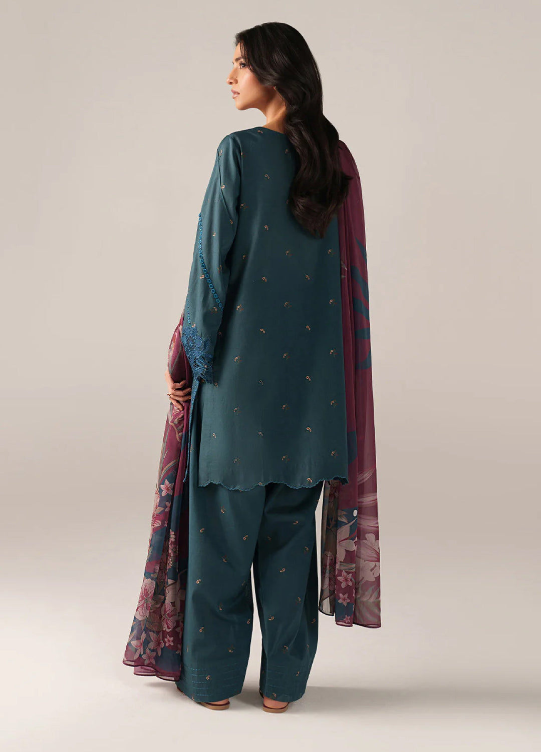 Iznik Unstitched Embroidered Lawn 3 Piece Suit IZ26US SS-10 - Summer Collection