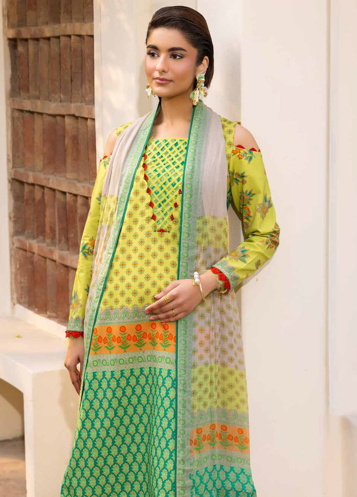 C Prints by Charizma Unstitched Printed Lawn 3 Piece Suit CHR26UCP CP6-08 - Summer Collection