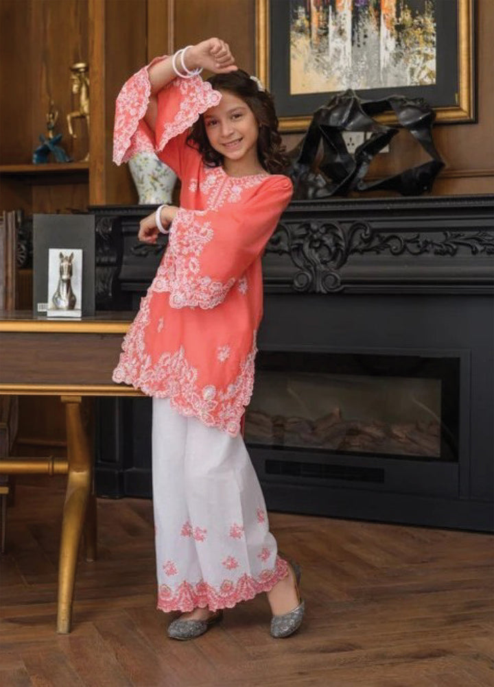 Fresh Birds Kids RTW Embroidered Lawn 2 Piece Suit Mahira-FB-11 - Casual Collection