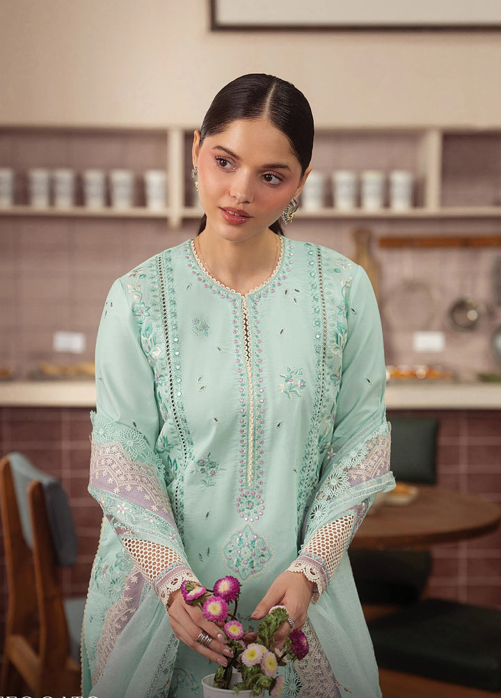 Brewed by Ayzel Unstitched Embroidered Lawn 3 Piece Suit AAF26UBL Affogato ZWU-0149-3PO - Festive Collection