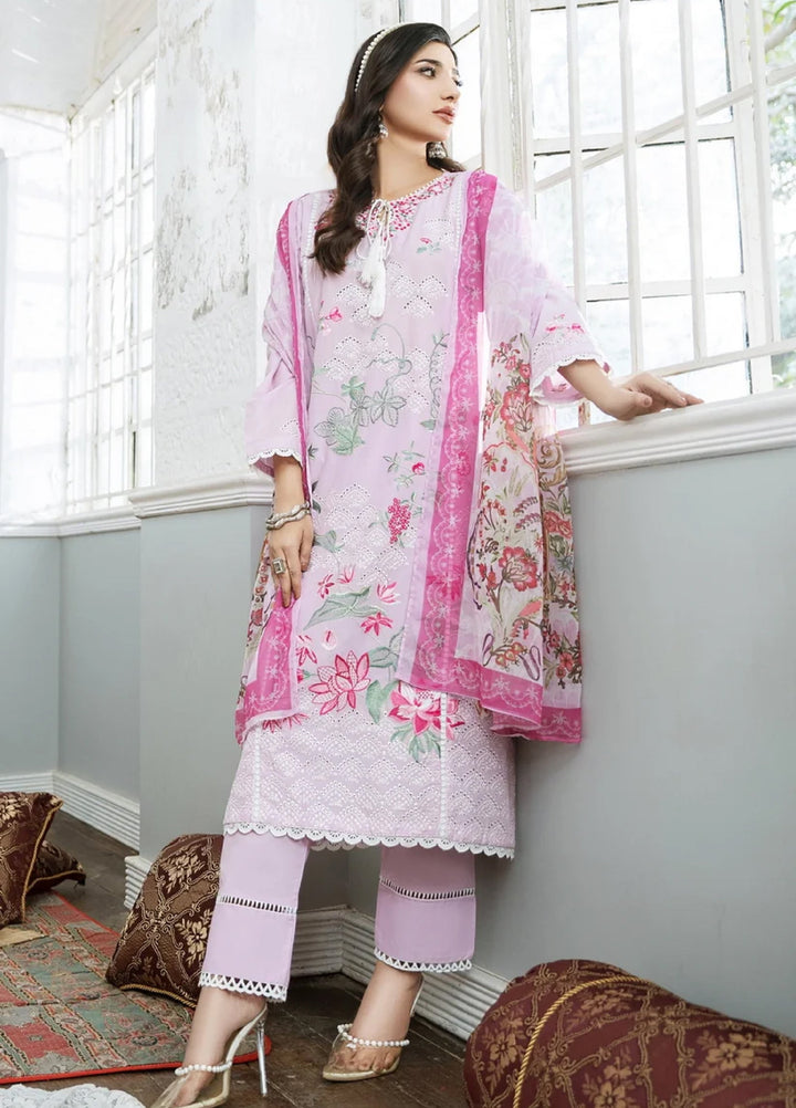 Dhaga Women RTW Embroidered Cotton 3 Piece DHG26PCN Meher - Eid Collection