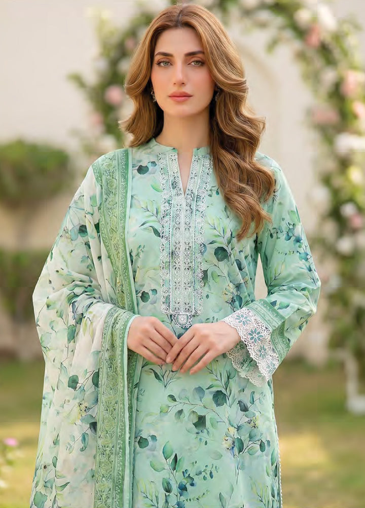Essentials by Lakhany Unstitched Printed Lawn 3 Piece Suit LSM26UEL LG-MM-1036 - Summer Collection
