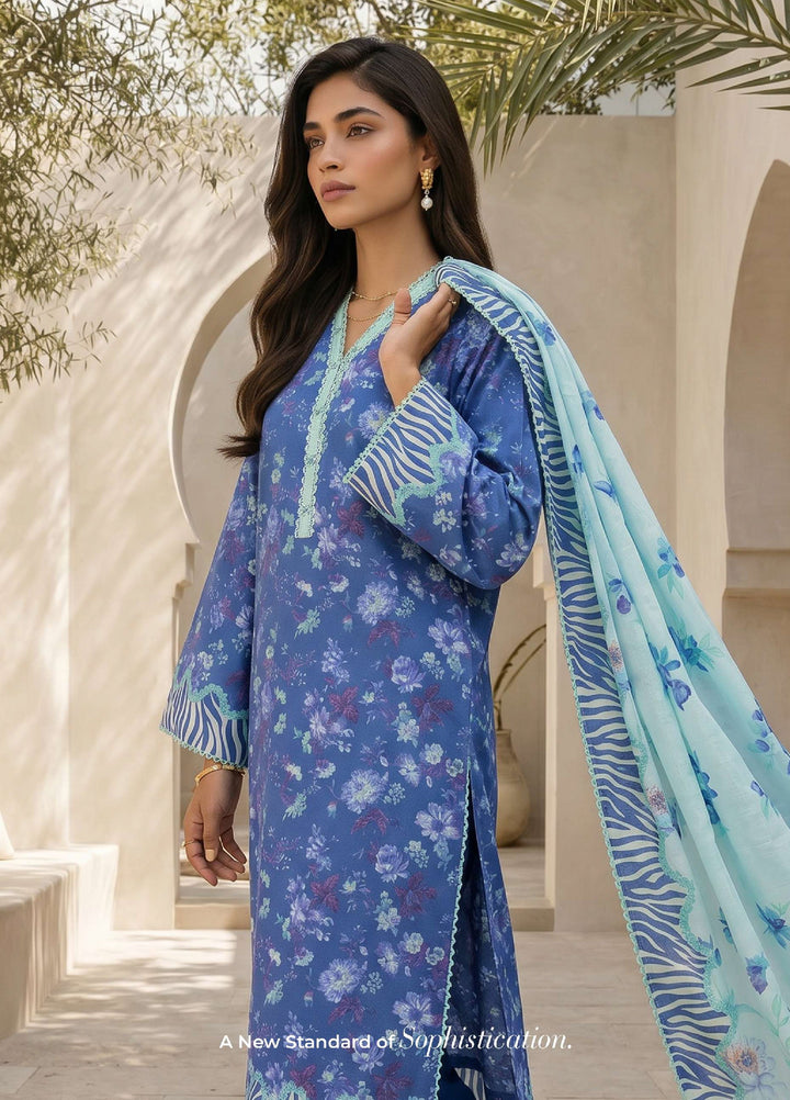Zellbury Unstitched Printed Lawn 3 Piece Suit ZB26UCVII WUS26X38051 - Casual Collection