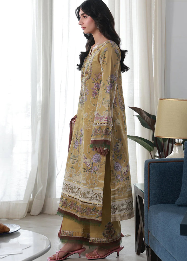 Delia by Gulaal Unstitched Embroidered Lawn 3 Piece Suit GL26UD D-7 Esme - Summer Collection