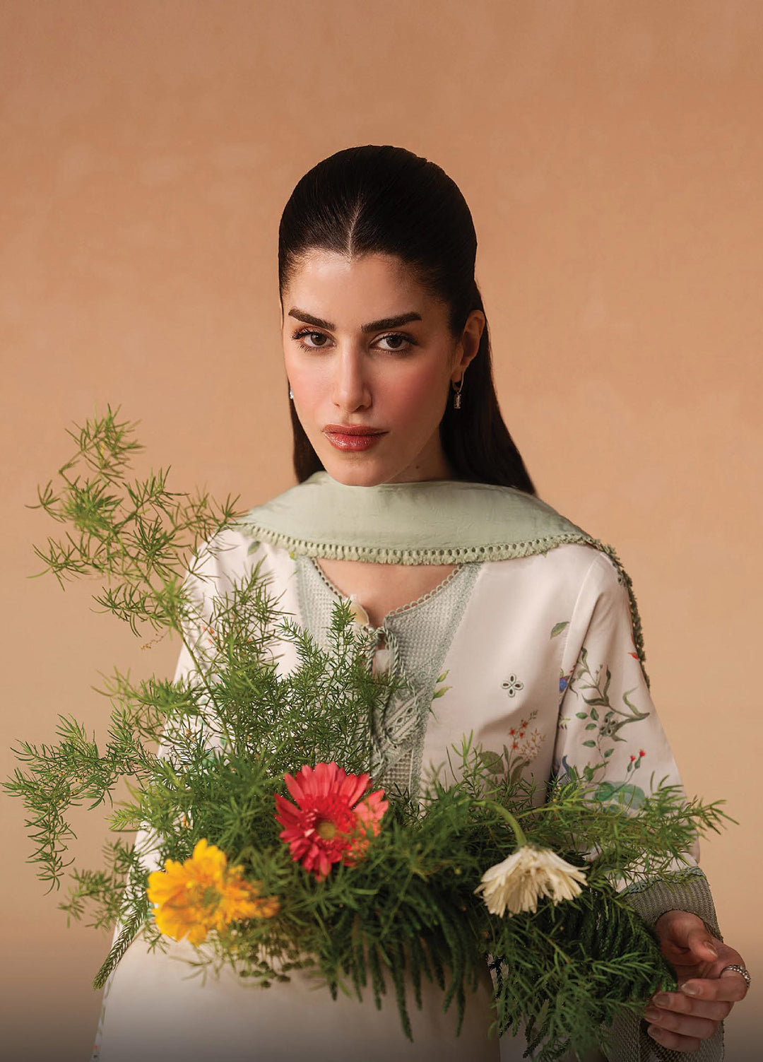 Haze A Prints by Afrozeh Unstitched Embroidered Lawn 3 Piece Suit AF26UAP Vesperd FWU-116 - Summer Collection