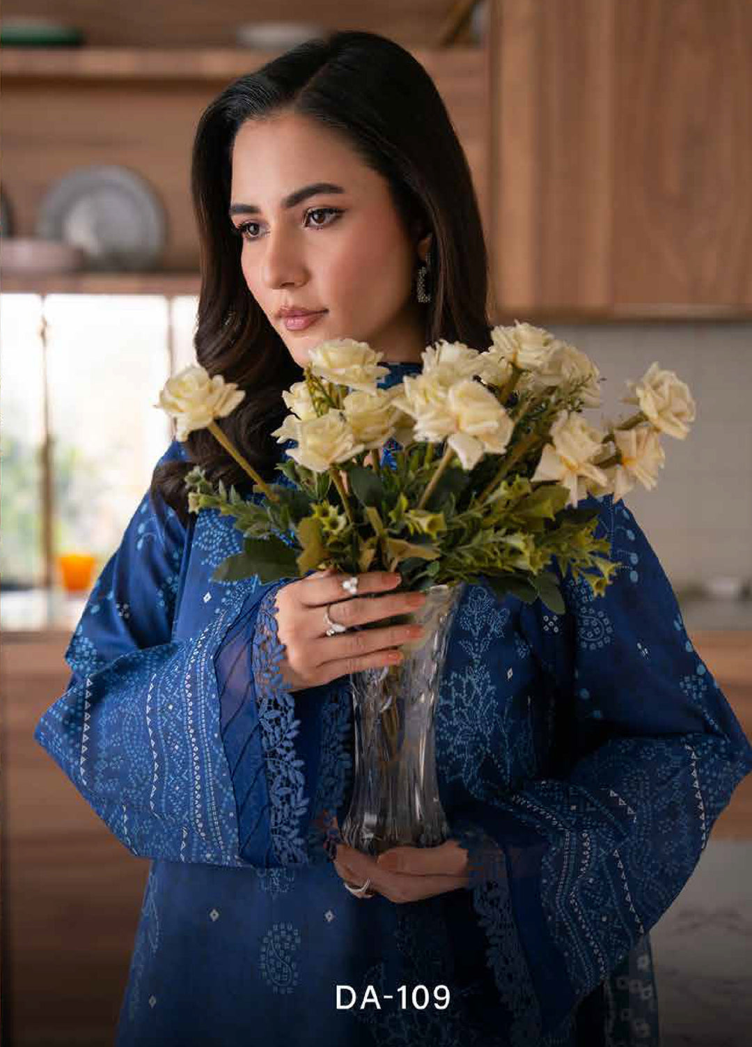 Chunri by Daria Unstitched Embroidered Lawn 3 Piece Suit DC26UCL DA-109 - Casual Collection