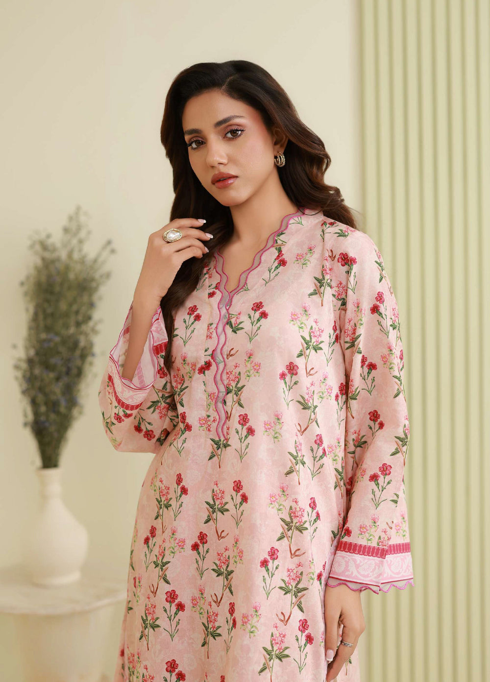 Zellbury Unstitched Printed Lawn 2 Piece Suit ZB26UC WUS26E20744 - Casual Collection